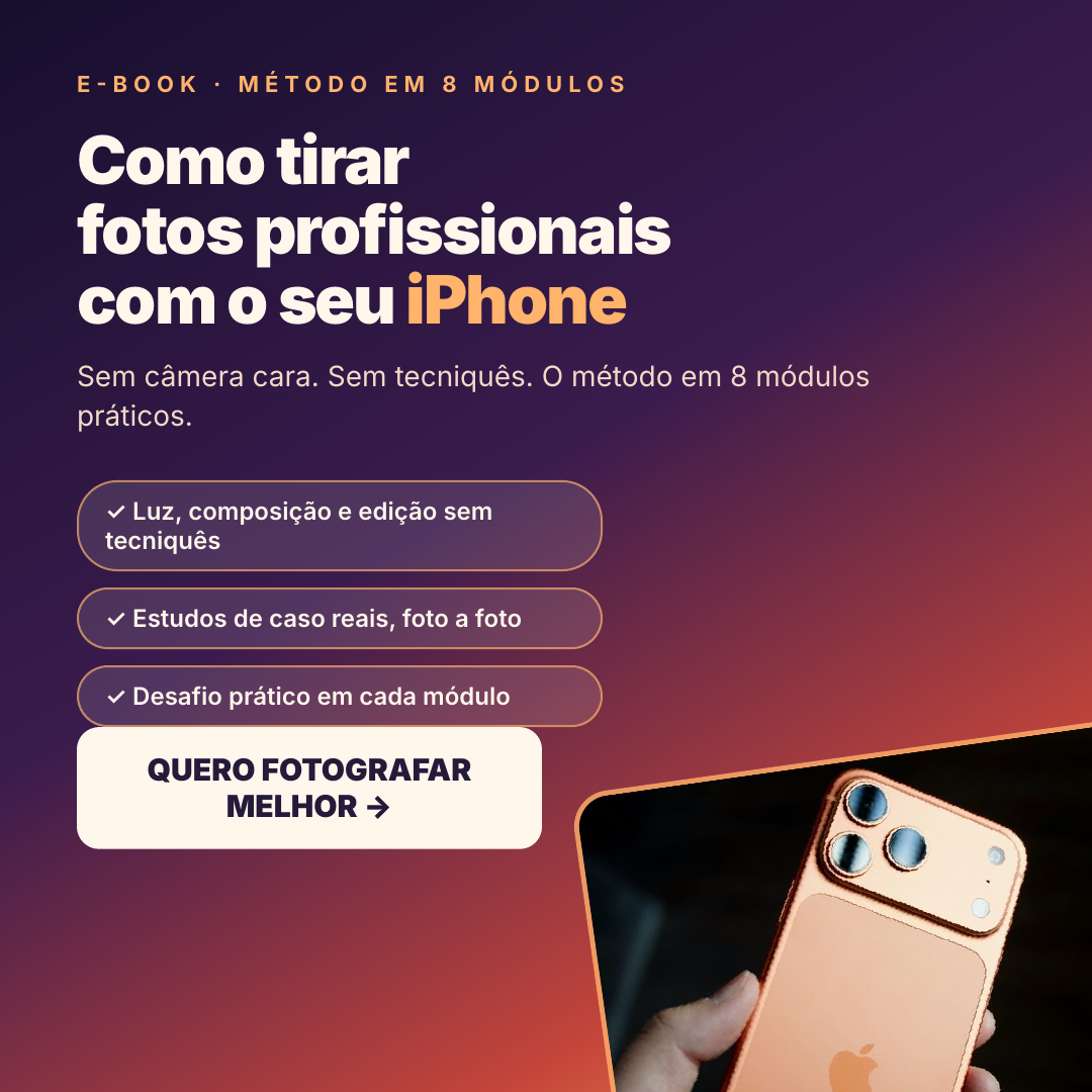 E-book Como Tirar Fotos Profissionais com o iPhone